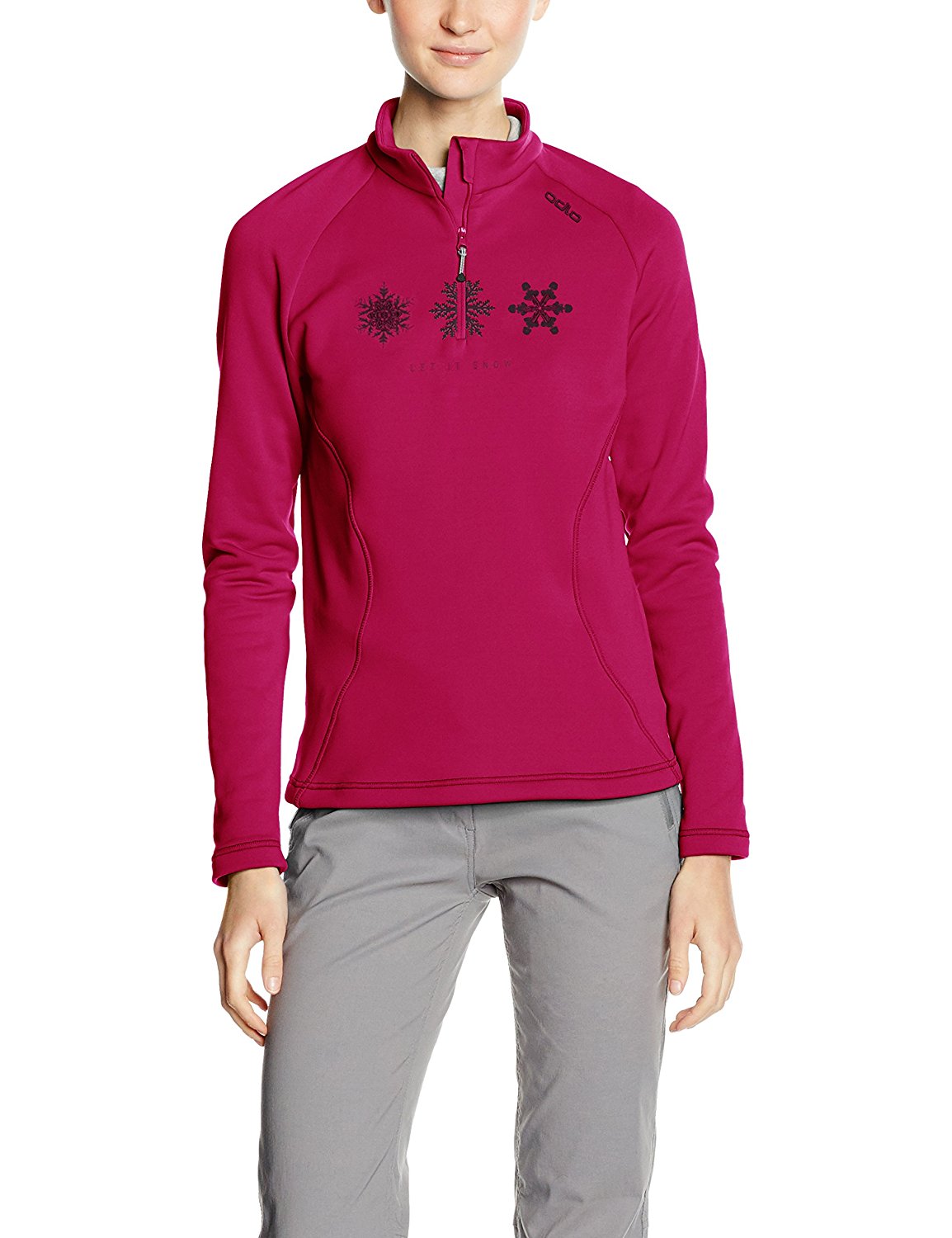 Odlo Damen Midlayer 1/2 Zip Glade Pullover, XL