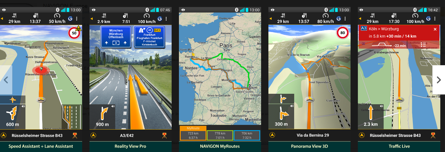 Navigon Europe App kostenlos für Android