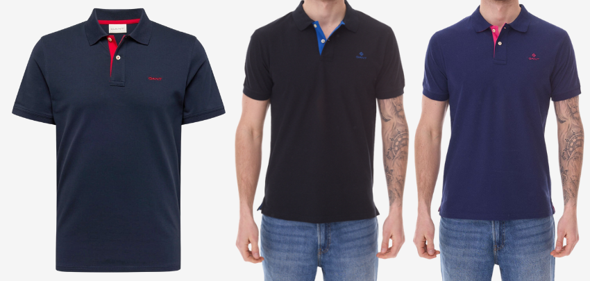 Gant Poloshirt für 36€ - 100% Baumwolle, in Schwarz oder Navy