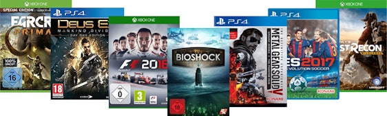 Games-Schnäppchen in der Übersicht - die 25 besten Angebote für PS4, Xbox One, PC und Nintendo