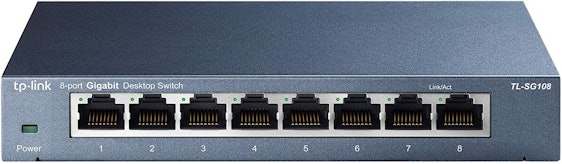 TP-Link TL-SG108 V3 8-Port Gigabit Netzwerk Switch für 20,49 EUR