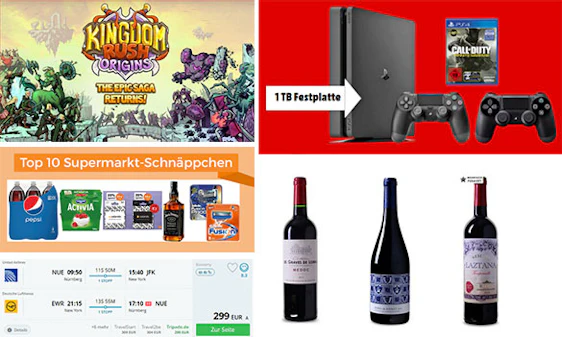 Highlight-Angebote: Die 5 besten Schnäppchen am 07.11.2016