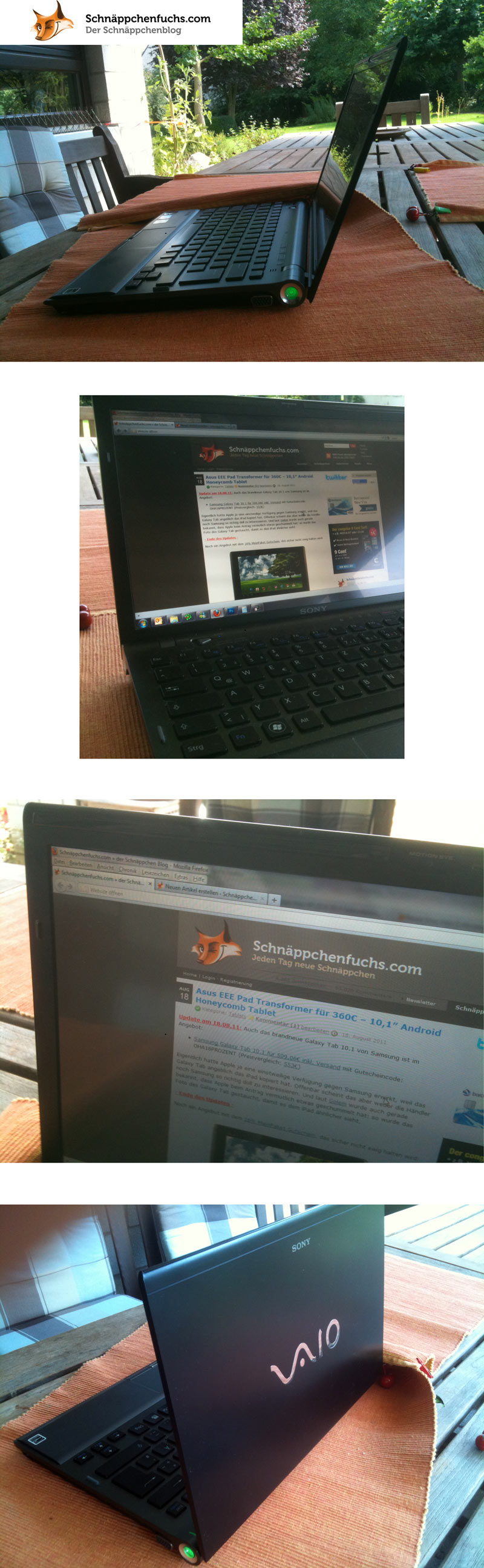 Sony Vaio Z Angebote - sehr gutes, 1,5 kg leichtes 13,3" Notebook mit Core i5 Prozessoren, UMTS, SSD