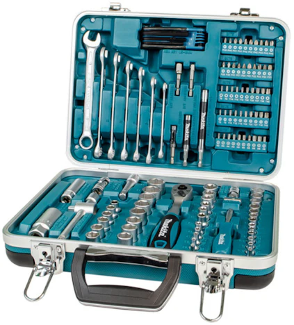 Makita P-90635 für 81€ - Werkzeugkoffer mit 118 Teilen