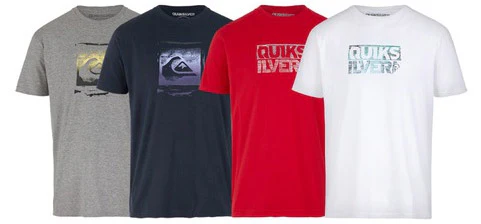 Quiksilver / Burton / Vans / uvm. T-Shirts für 14,95€