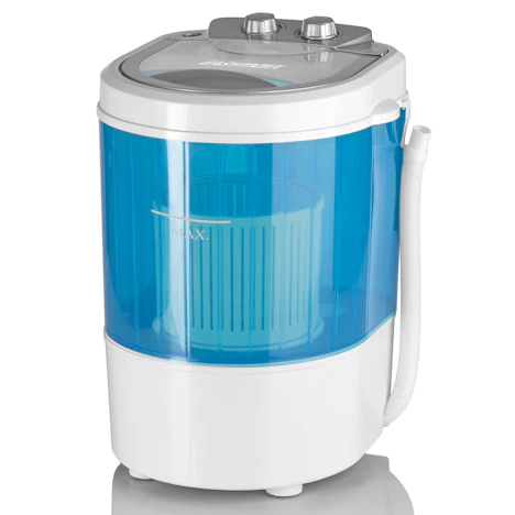 Mini Waschmaschine Wäsche 3kg weiß-blau, B-Ware