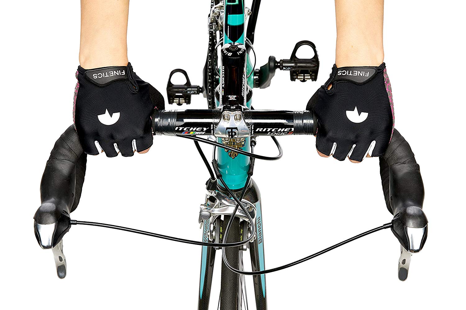 9,99€ Kurzfinger Fahrradhandschuhe mit Reflektierender Signalfarbe - Gel