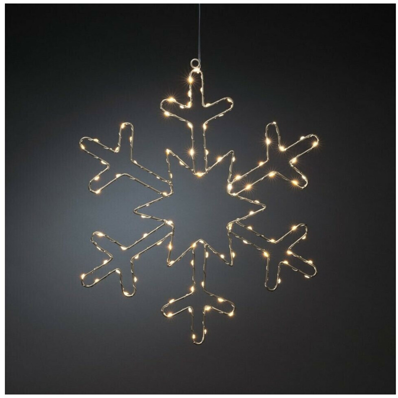 29% Nachlass auf Konstsmide Türkranz mit Beleuchtung Stern LED Silber (1803-993)