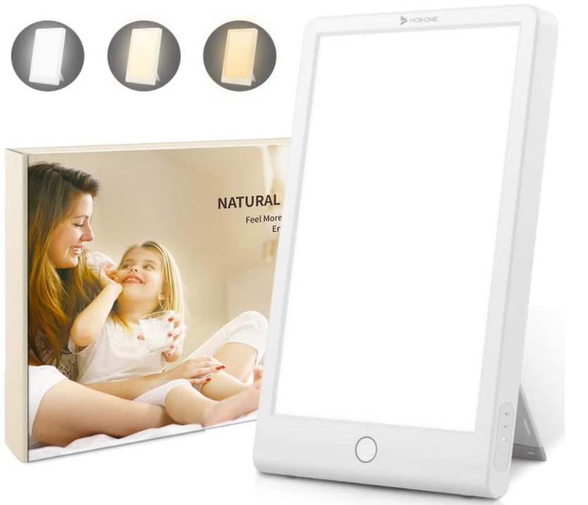 Hosome Tageslichtlampe für 20€ - 10.000 lux, mit 3 Lichtfarben und USB-Betrieb