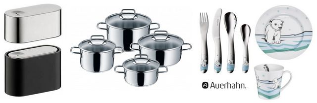 Sale bei WMF - z.B. Astoria Topfset 4 tlg. für 75€