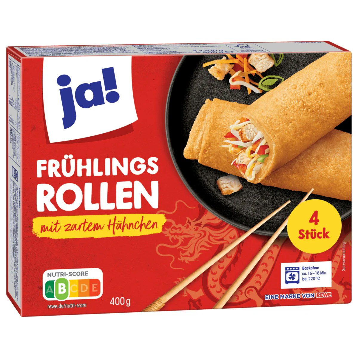 1681922654134 ja! Frühlingsrollen mit Hähnchen 100g