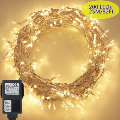 LED-Lichterkette (23 Meter, 200 Lämpchen)