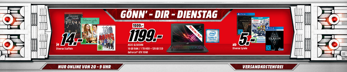 Gönn Dir Dienstag bei Media Markt - z.B. günstige Logitech-Mäuse