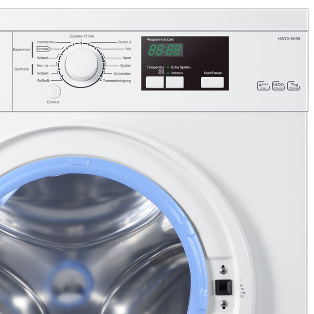 7 KG Waschmaschine Haier HW70-1411N Weiß für 233,99 EUR inkl. Lieferung