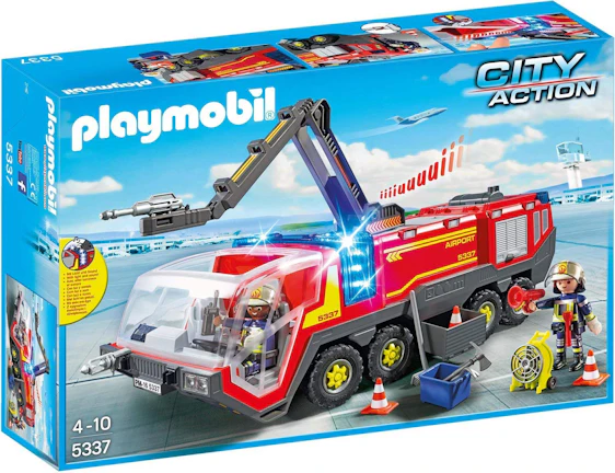 PLAYMOBIL 5337 - Flughafenlöschfahrzeug mit Licht und Sound für 28,99 EUR