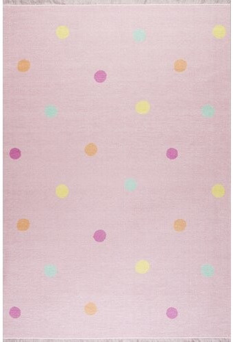 Aktion: Livone Happy Rugs Love you Dots (100 x 160 cm) rosa/multi 13,00€ günstiger