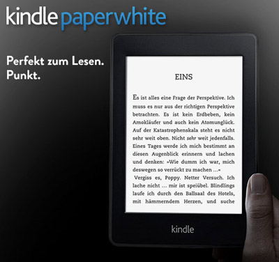 Neuer Kindle Paperwhite WLAN für 99€ *UPDATE7*