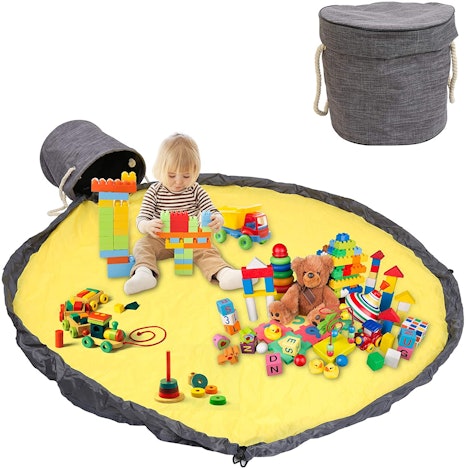 Lospitch Aufbewahrung Beutel Spielzeug Oxford-Stoff mit Deckel, 60 Zoll