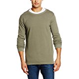 SHINE Original Herren Pullover O-Neck Waffle Knit Sweat, M