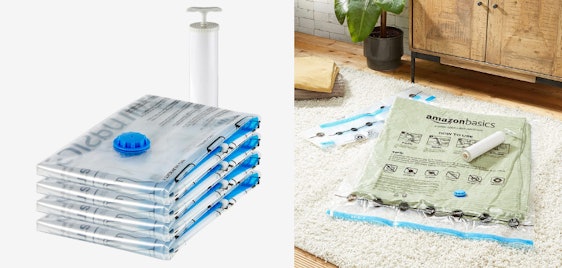 4x Amazon Basics Vakuumbeutel für 11€ - XL Jumbo-Größe, 80% Platzersparnis