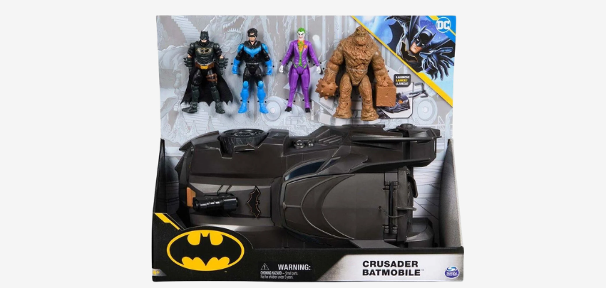 Action in Gotham City! 🦇 Batman Crusader Batmobile mit 4 Figuren für nur 14€ 🏎️