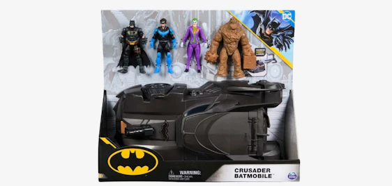 Action in Gotham City! 🦇 Batman Crusader Batmobile mit 4 Figuren für nur 14€ 🏎️