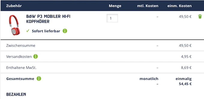 B und W P3 im Angebot