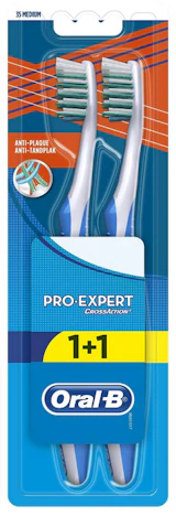 6x Doppelpack Oral-B Cross Action für 8€ - Handzahnbürste für Erwachsene, 35 Medium