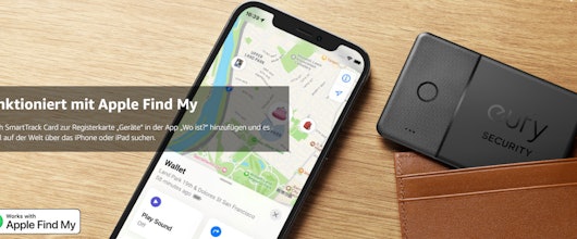 Eufy Security SmartTrack » Karte im Kreditkartenformat als AirTag-Alternative