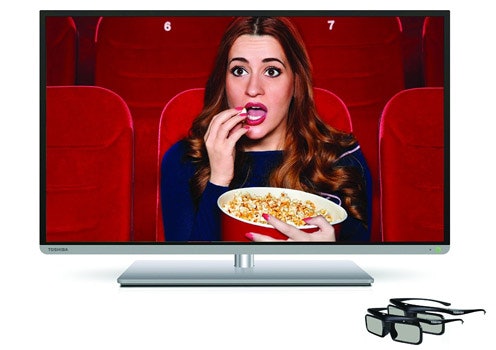 Toshiba 40T5445DG für 390€ - 40" 3D Full-HD TV mit Triple Tuner, WLAN und 800 Hz Technologie