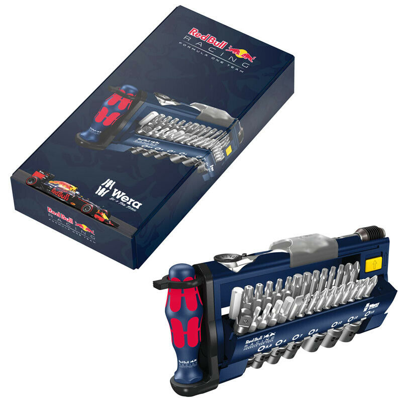 Wera Red Bull Racing Sonderedition Bit-Sortiment: Tool-Check PLUS RBR, 39-teilig