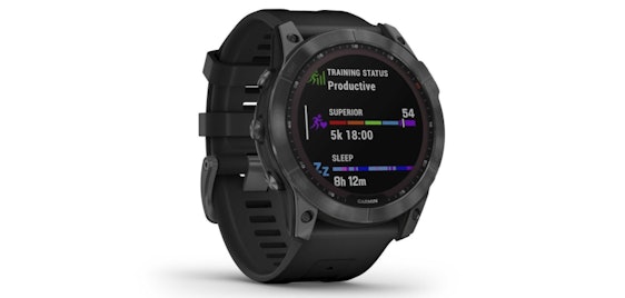 Mwst. Geschenkt!! 🎊 GARMIN Fenix 7X Solar für 412€ - Smartwatch aus Edelstahl, 127-210 mm in Schwarz/Schiefergrau