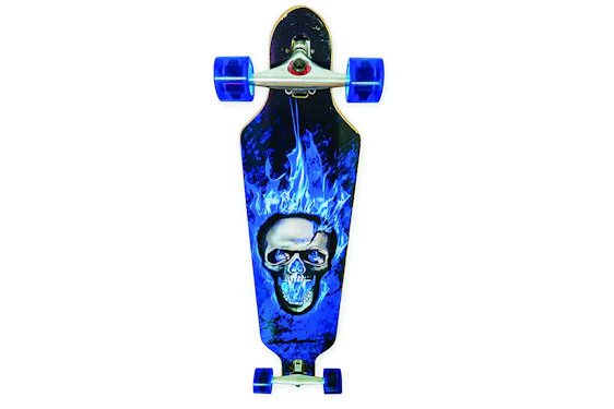 Siva 90151 - Longboard SKULL, blau für nur 28,90 EUR