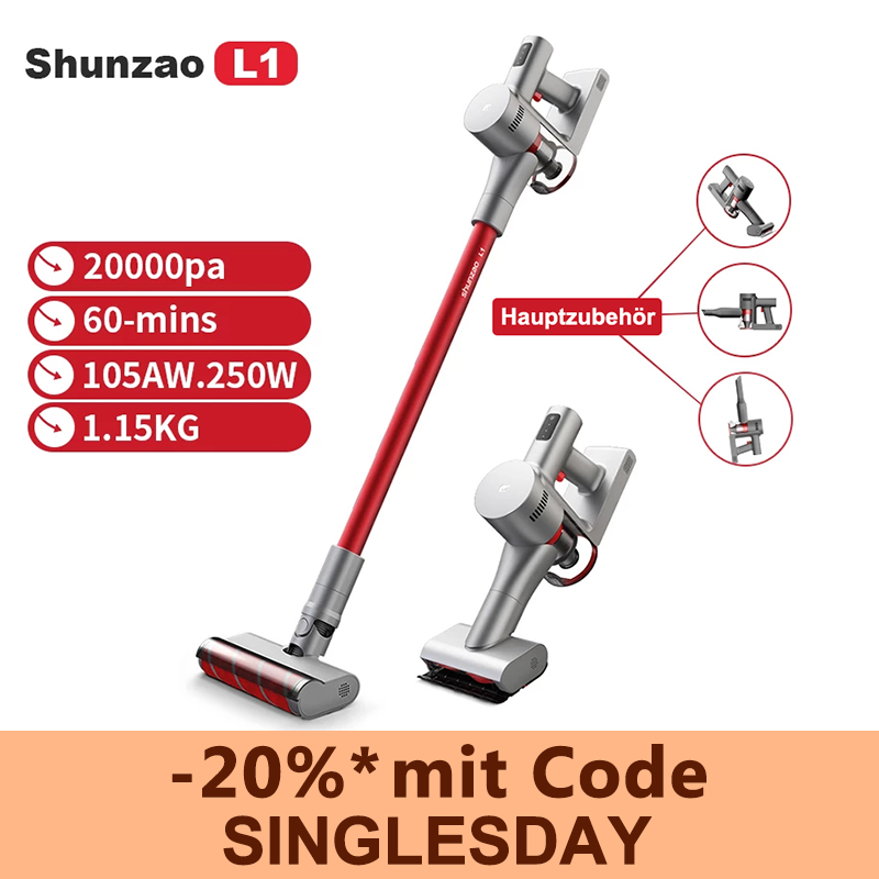 SHUNZAO L1 Handstaubsauger Akku-Staubsauger