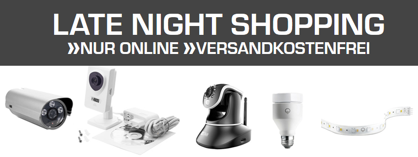 Saturn Late Night Shopping: Smart Home Nacht - z.B. Ednet WiFi Steckdose 2er-Set für 22€