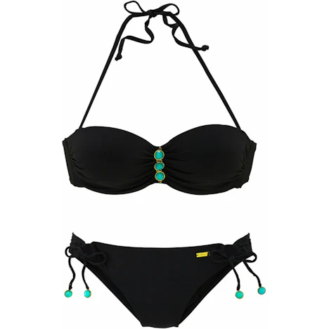 Lascana Bügel-Bandeau-Bikini schwarz (46036031) für 41,00€