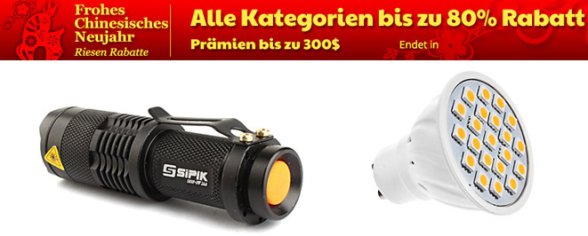 $5 Miniinthebox Gutschein mit $10MBW - viele China Gadgets und LEDs sehr günstig *UPDATE*