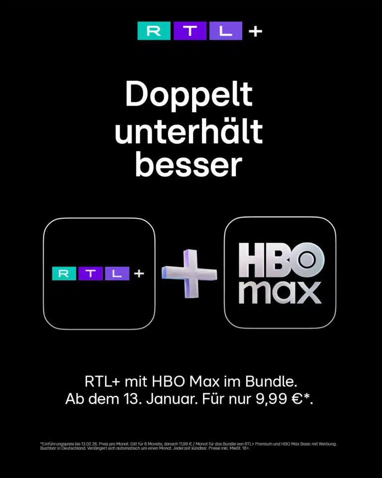 HBO Max RTL+ jetzt streamen