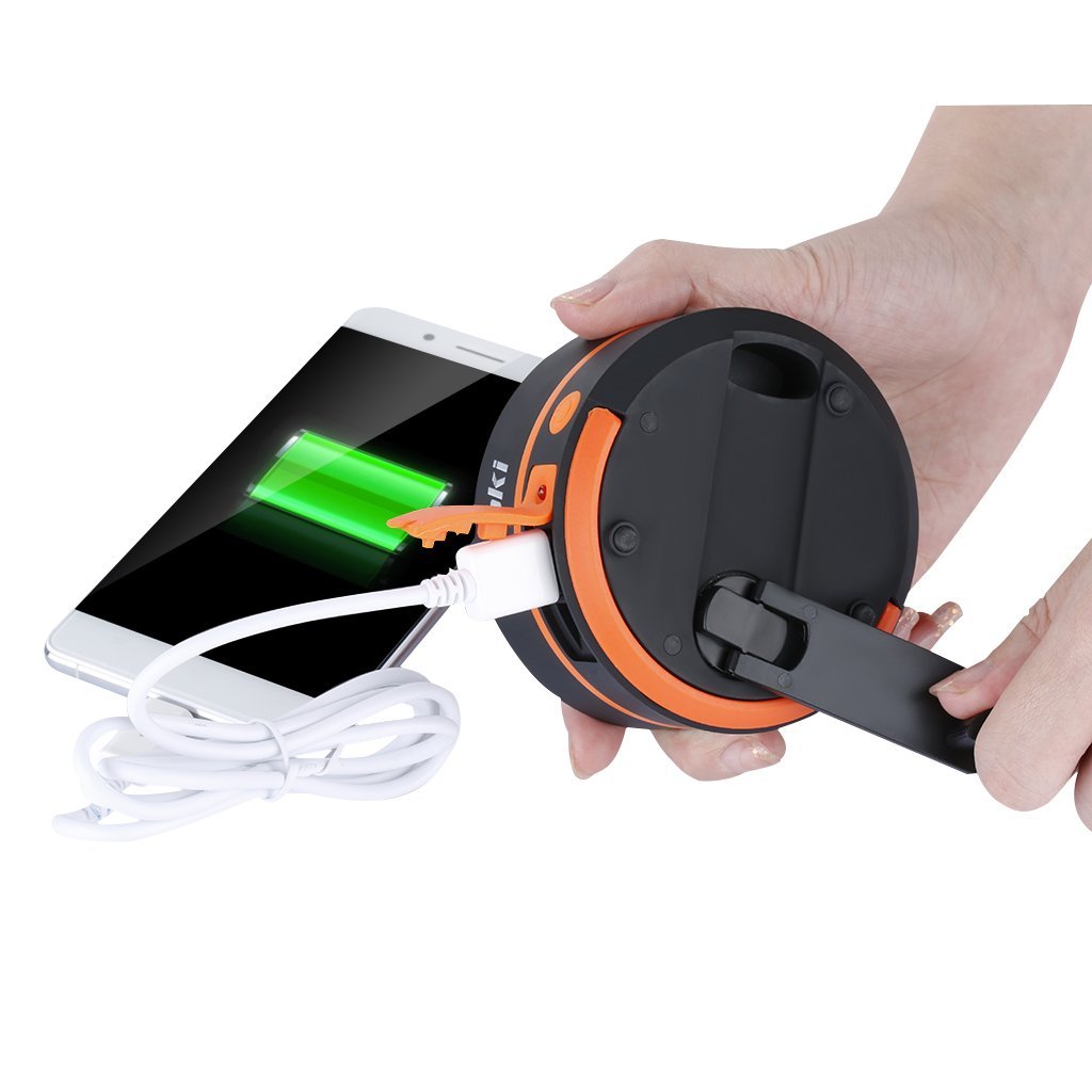  LED Camping Laterne Taschenlampe with Handkurbel für 4.99€ inkl. Versand (statt 11.99€)