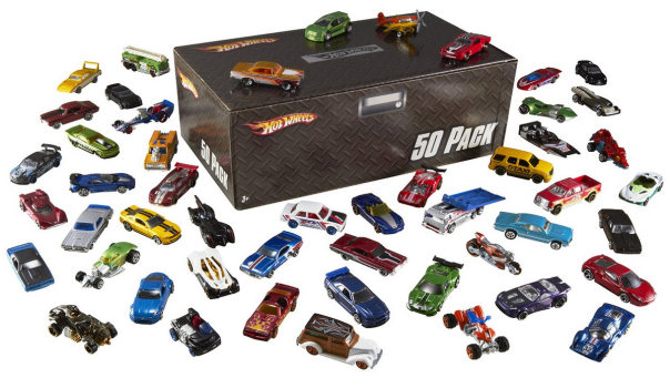 50 Hot Wheels für 59€ - verschiedene Modelle und einzeln verpackt