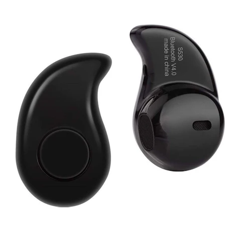 Mini Bluetooth 4.1 + EDR In-Ohr-Kopfhörer-Hörmuschel, single, schwarz