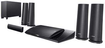 Sony BDV-N590 - 5.1 Heimkinosystem (Blu-ray-Player, 2D/3D-Konvertierung) für 197€ 