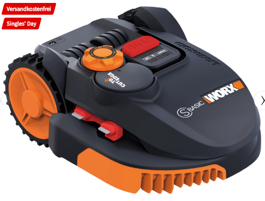 WORX WR091S Landroid S Basic, Mähroboter, für bis zu 300 m²
