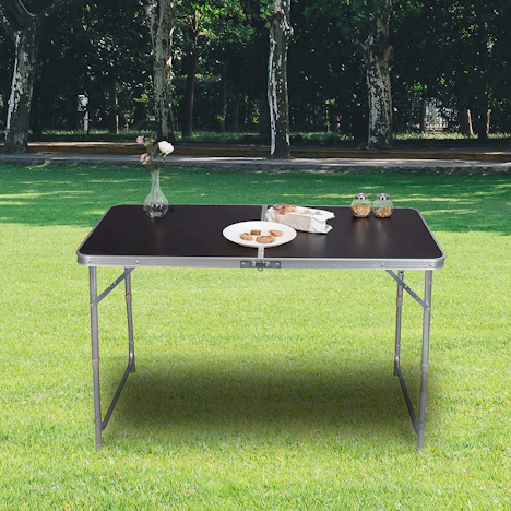 WOLTU höhenverstellbarer Campingtisch, 120x60cm