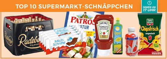 Top 10 Supermarkt-Schnäppchen der KW 21 đ - z. B. MĂźller Milch fĂźr 0,49âŹ