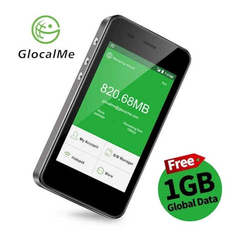 Amazon - GlocalMe G3 4G Mobiler Wifi Hotspot,Wireless Router für 152,99 Euro