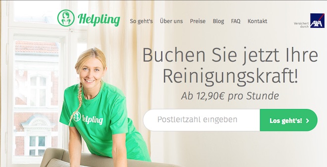 20€ Helpling Guthaben für Neukunden