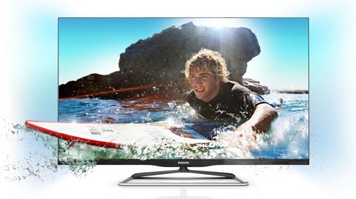 Philips 42PFL6907K/12 107 cm (42 Zoll) Ambilight 3D LED-Backlight-Fernseher, EEK A+ (Full-HD, 600Hz PMR, DVB-C/-T/-S, CI+, Smart TV Premium, WiFi)