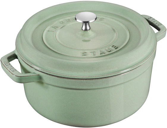 Aktion: Staub Bratentopf 28 cm rund salbeigrün für nur 189,99€ statt 259,00€