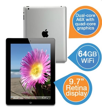 Apple iPad 4 – 64 GB schwarz mit Retina Display für 405,90€ - Refurbished *UPDATE*